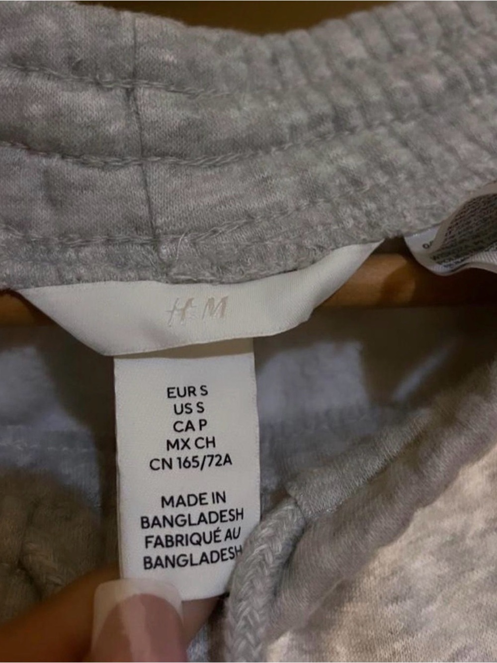 H&M Light Gray Drawstring Joggers - Picture 4 of 5